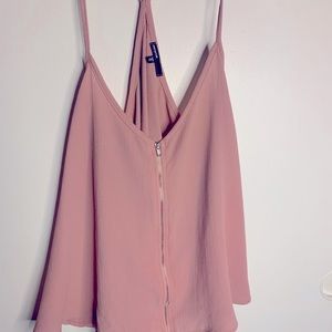 Love culture mauve pink  flowy tank top blouse